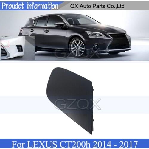 CAPQX Front Bumper Trailer Cover For LEXUS CT200h 2014 2015 2016 2017 Tow Bracket Cover Bumper Tow Hook Cover Cap