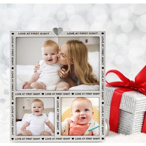 LASODY Baby Photo Frame Ultrasonic Inspection Stand Newborn Baby Gift Home Desktop Decoration Family Christmas Gift