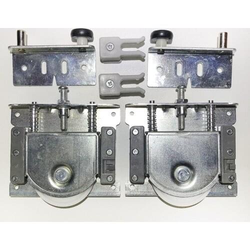 Furniture Hardware parts heavy duty wheel roller for closet sliding Door Wheel (left and right)