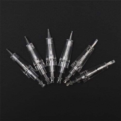 Tattoo Needle 100pcs/lot 1RL Disposable Sterilized Permanent Makeup Cartridge Needles Tips For Eyebrow Lip Free Shipping