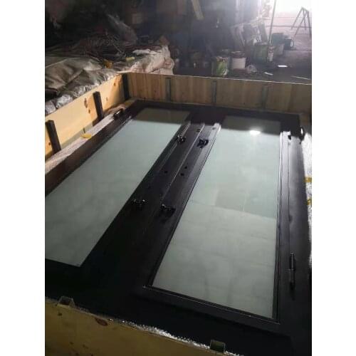 Wholesale made in china 72x96" with 12 gauge steel wrought iron doors for sale with lowest price Hc-id13