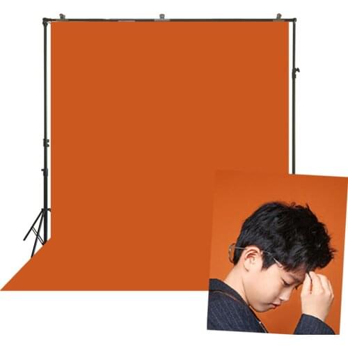 Orange Red Brown Photography Backdrop Kids Photo Background Solid Color Screen Back Drop Online Meeting Products Shoots Backdrop