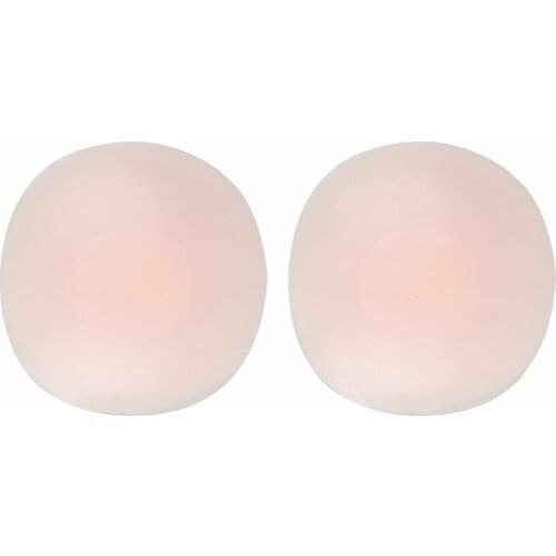 A Pair Washable Silicone Nipples for Breast Form Crossdresser Self-Suction Soft Reusable Lift Up Invisible Bra Tape