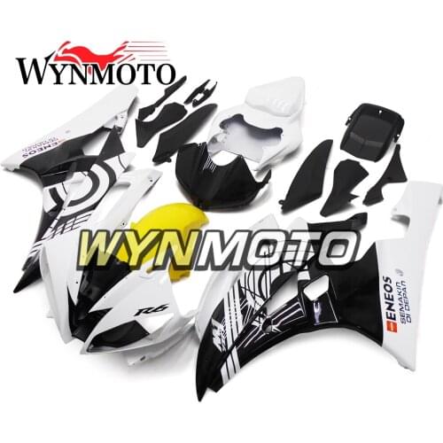 Complete Fairings Kit For Yamaha R6 2006-2007 06 07 Year Injection ABS Plastics Motorbike Bodywork Cowlings Black White Yellow