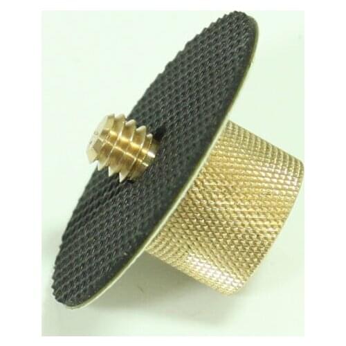 3/8" to 1/4" Tripod Thread Reducer / Adapter Brass with rubber washer fr camera