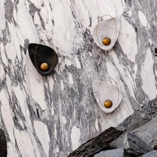 Nordic Wall lamps Modern sconce wall light fixture Stairway LED Light In Post-modern Rustic Antique Edison Glass Spherical Shape