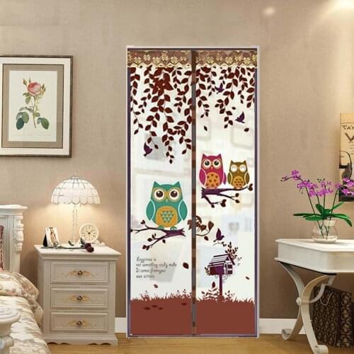 Modern and simple summer anti-mosquito curtain Simple magnetic soft screen door without magnetic stripe encryption screen door