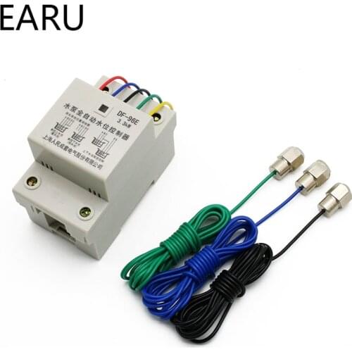 DF-96ED Automatic Water Level Controller Switch 10A 220V Water Tank Liquid Level Detection Sensor Water Pump Controller