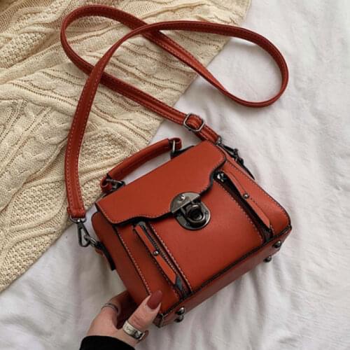 High Grade Womens Bag Fashionable Small Square Bag Comfortable Business Single Shoulder Bag Messenger Bag Young Handbag