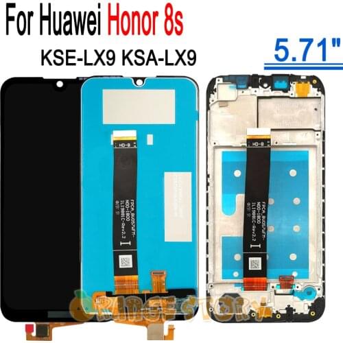 AAA Quality LCD+Frame For Honor 8s 5.71" Lcd Display Screen Replacement For Huawei Honor8s LCD Screen Module KSE-LX9 KSA-LX9