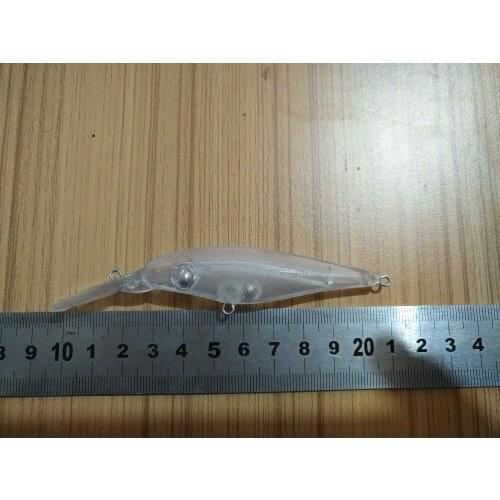 10pcs Unpainted Hardbait Crankbait Fishing Lure Body 4 1/3 Inch 5/16 OZ Blank lures JS#204