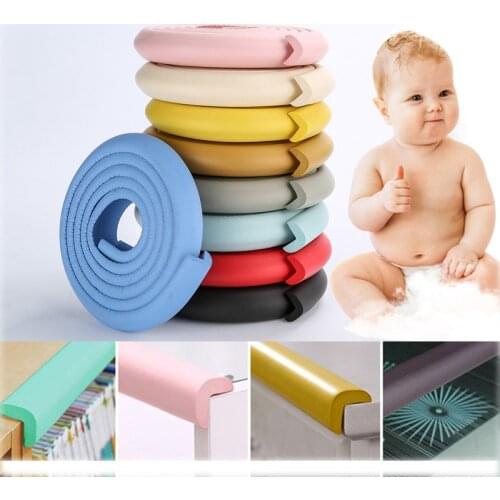 2M Baby Safety Table Desk Edge Guard Strip Home Cushion Guard Strip Safe Protection Children Bar Strip Soft Thicken