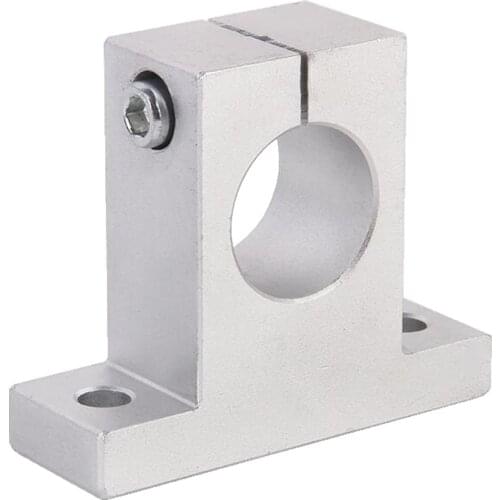 2 PCS/LOT Aluminum alloy vertical support seat Locking mount optical axis guide bracket SK8/10/12/13/16/20/25/30/35/40/50