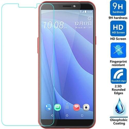 2PCS Tempered Glass For HTC Desire 12S D12S Screen Protector Toughened protective film For HTC Desire 12S D12S glass