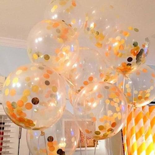 36inch Clear Sequins Confetti Balloons Christmas Wedding Engagement Decor Party Supplies Accessories Birthday DIY Decoration