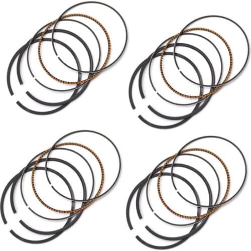 4pcs Motorcycle Cylinder Bore Size 49mm Piston Rings Kit For KAWASAKI ZR250 BALIUS 250 1989-1996 ZR 250 BALIUS250