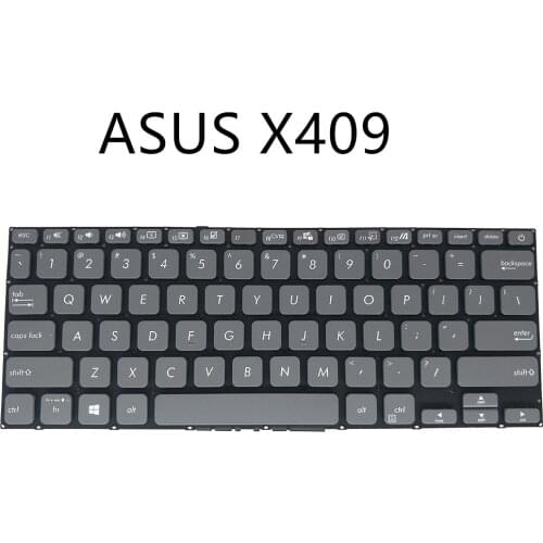 US keyboard for ASUS vivobook 14 X409 x409fa-ek55t US English version black ASM18M63US-920 AEXKPU00020 0KNB0-2106US00 CJ7Y0J4M