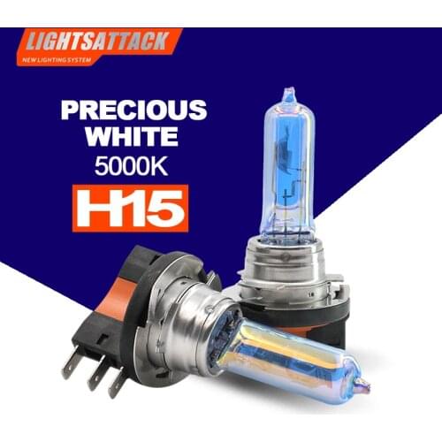 PEGASUS Car Halogen Headligh H15 1500lm Auto Bulb Headlamp 5000K
