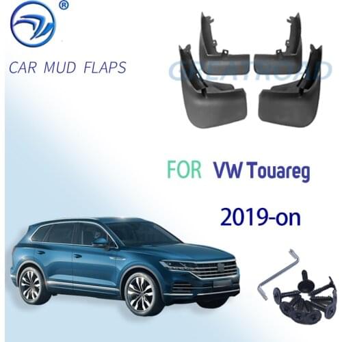 Front Rear Mud Flaps for VW Touareg 2018 2019 Mudguards Fender Splash Guards Mud Flap Car Accessories