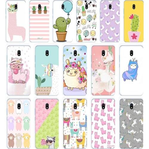 103AA Cute Llama Alpaca Animals Cartoon Colorful gift Soft Silicone Tpu Cover phone Case for Xiaomi Redmi 8 8A Note 8T 8t Pro