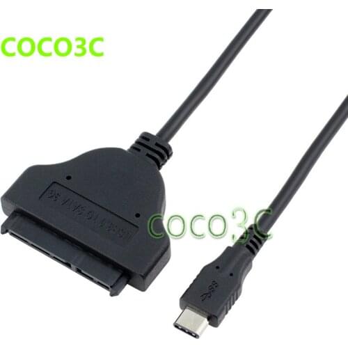 For Macbook USB 3.1 Type C TO 22PIN SATA 3.0 6Gb Hard Disk Drive Cable external HDD SSD Adapter USB-C TO SATA Cable