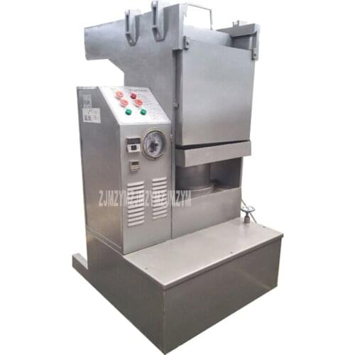Hydraulic Cold Pressing Sesame Sunflower Seed Cocoa Liquor Butter Oil Press Machine 80kg/h Peanut Oil Maker QYZ-410 220V/380V