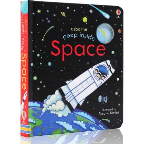 Peep Inside space English Educational Flap Picture Books Baby For Baby kids reading book