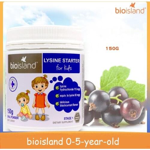 Australia Bio Island Lysine Starter for Kids Infants Children Healthy Growth Development Nutritional needs due to fussy eating