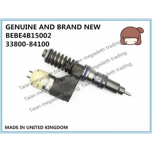 GENUINE AND BRAND NEW DIESEL FUEL ELECTRONIC UNIT INJECTOR BEBE4B15002, 33800-84100 FOR D6CA, EURO2 ENGINE
