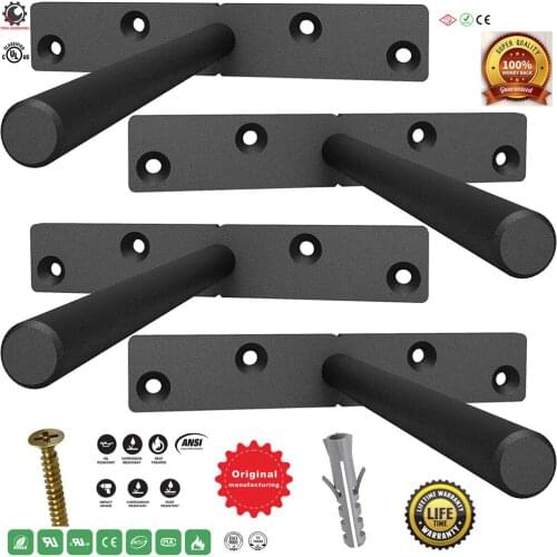 Floating Shelf Bracket Heavy Duty Shelving Mount, Easy Drywall Brickwall Mounting,Blocks Mantels,Hardware,Shelf Brackets Support