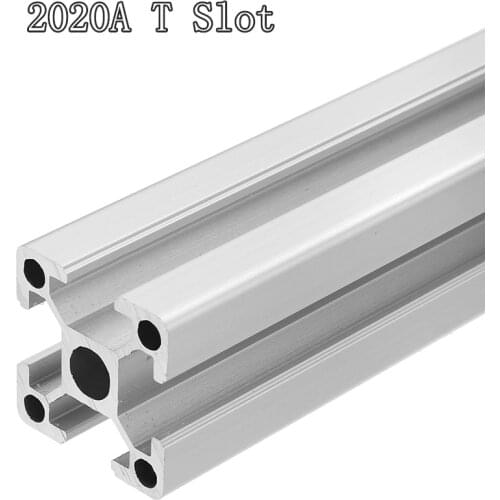 Silver 100-1300mm 2020 T-slot Aluminum Extrusions Aluminum Profiles Frame for CNC Laser Engraving Machine