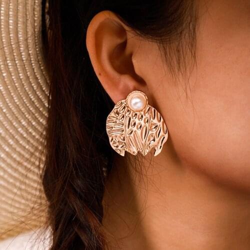 Earring Korean Drop Earrings for Women Cute Artificial Pearl Ear Stud Earrings Trendy Jewelry Wholesale 2021 Kolczyki