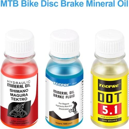Bicycle Brake Mineral Oil 60ml Enough Capacity Fluid Hydraulic Disc Brake Lubricant For Shimano Magura Tektro Mountain Bikes