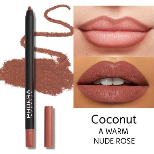 12 Colors Waterproof Matte Lip Liner Cosmetics Long Lasting Sexy Moisturizing Lipstick Women Brown Lip Liner Makeup Tools