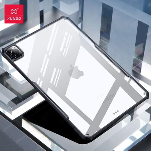 XUNDD Protective Tablet Case For iPad Pro 11 12.9 Air4 Air3 10.2 10.5 10.9 inch Mini 4 5 Case Transparent Airbag Shockproof Case