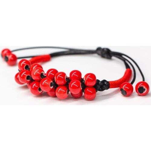 Womens Ceramic hand made DIY Bracelets Artware Retro bracelet for woman girl gift Fashion Jewelery wholesale #5194