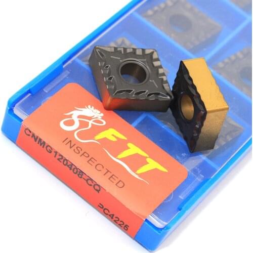 10pcs CNMG120408 CQ PC4225 High quality External Turning Tools Carbide insert cutting CNC Tools Lathe cutter turning insert