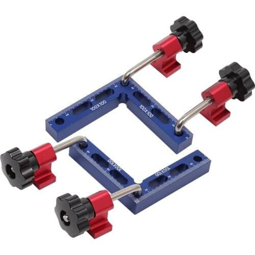 100mm 90 Degrees Auxiliary Fixture Splicing Board Positioning Panel Fixed Clip Carpenter Square Ruler L-Shaped Woodworking Tools