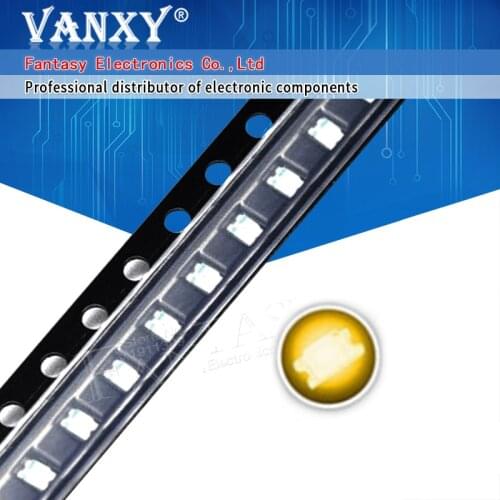 100pcs Yellow 0805 SMD LED diodes light