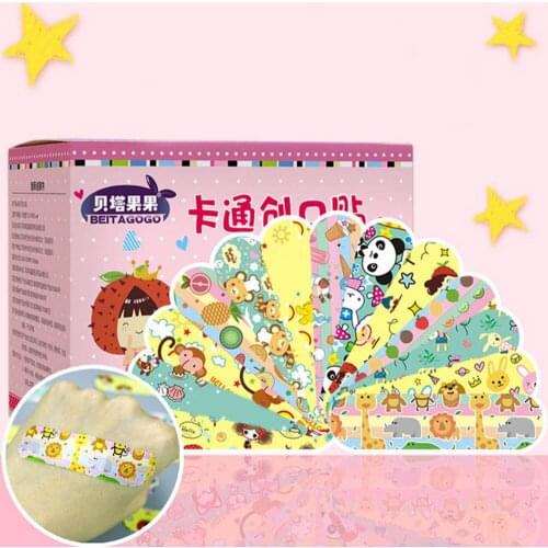 120pcs Children Cute Cartoon Print Waterproof Breathable Adhesive Bandages Band-Aid for Kids Toddlers Protection