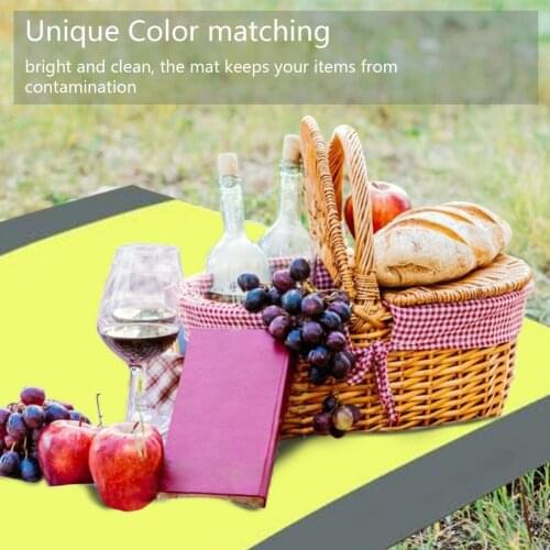 2*2.5m Waterproof Pocket Beach Blanket Folding Camping Mat Mattress Portable Lightweight Mat Outdoor Picnic Mat Sand Beach Mat