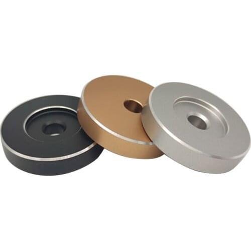 45 RPM Adapter - Aluminum, for 7 inch Vinyl Record Dome 45 Adapter for All Turntables