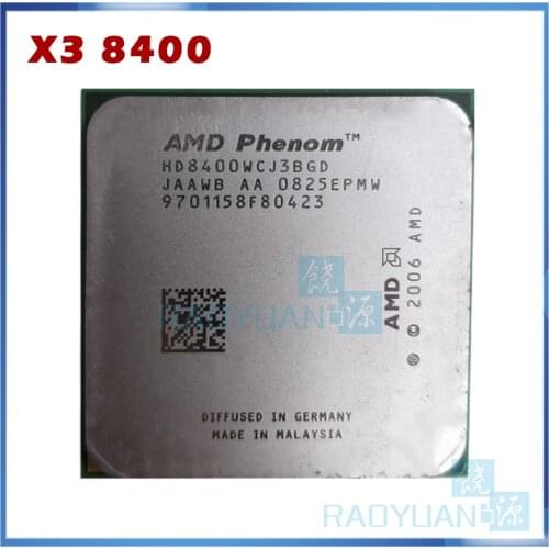 AMD Phenom X3 8400 X3-8400 Triple-Core DeskTop 2.1GHz CPU HD8400WCJ3BGD Socket AM2+/940pin