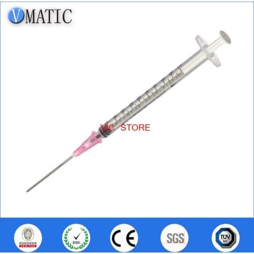 Free Shipping Non Sterilized 1cc/ml Industrial Syringes + 18G X 1-1/2 Inch Blunt Tip Fill Needle Dispensing Needle Syringe
