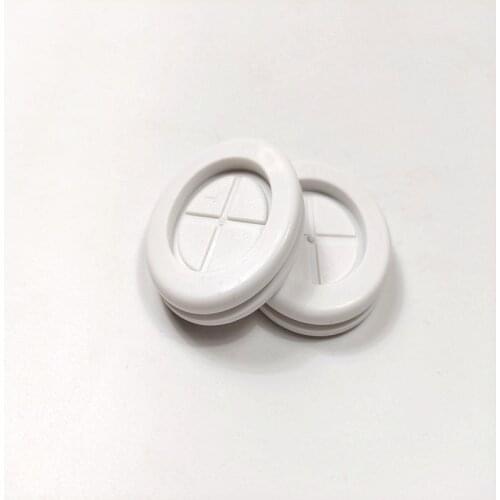 5-10PCS Opening hole 16-60mm single side white rubber grommets rubber cable protector rubber bushing