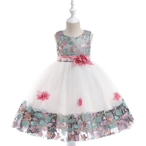 Summer Formal Dress For Girls Kids Clothes Flower Girls Dress Pageant Birthday Party Princess Dress Girl Clothes 14 Years