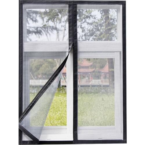 Zipper mosquito net, window mosquito net Velcro anti-mosquito netting custom anti-mosquito screen window size can be customized