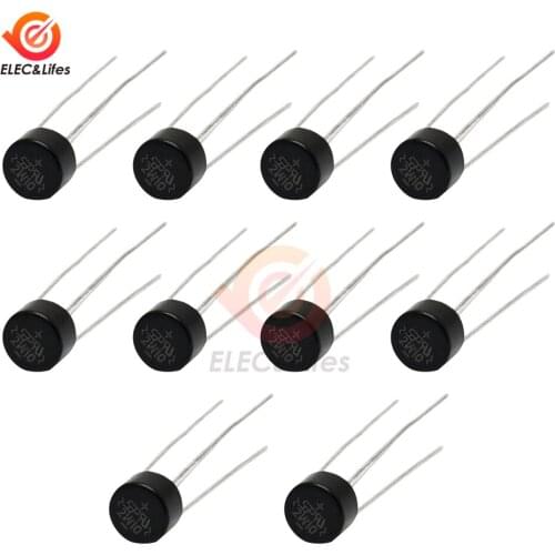 10Pcs/20Pcs 2W10 Bridge Rectifier Diode 2A 1000V Single Phase Full Wave 2 Amp 1000 Volt 2W 10 Electronic Silicon