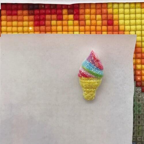 Rainbow Ice Cream Cover Minder to keep diamond painting cover out of the way