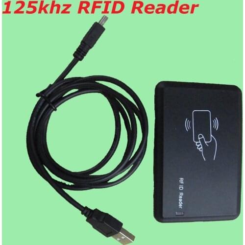 RFID 125KHZ EM4100 USB Reader Proximity Smart ID Card Read No Software or Drive Need For Door Access Control System Waterproof